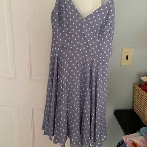 Polka dot mini dress